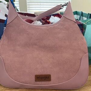 Wrangler Dusty Pink Hobo Bag